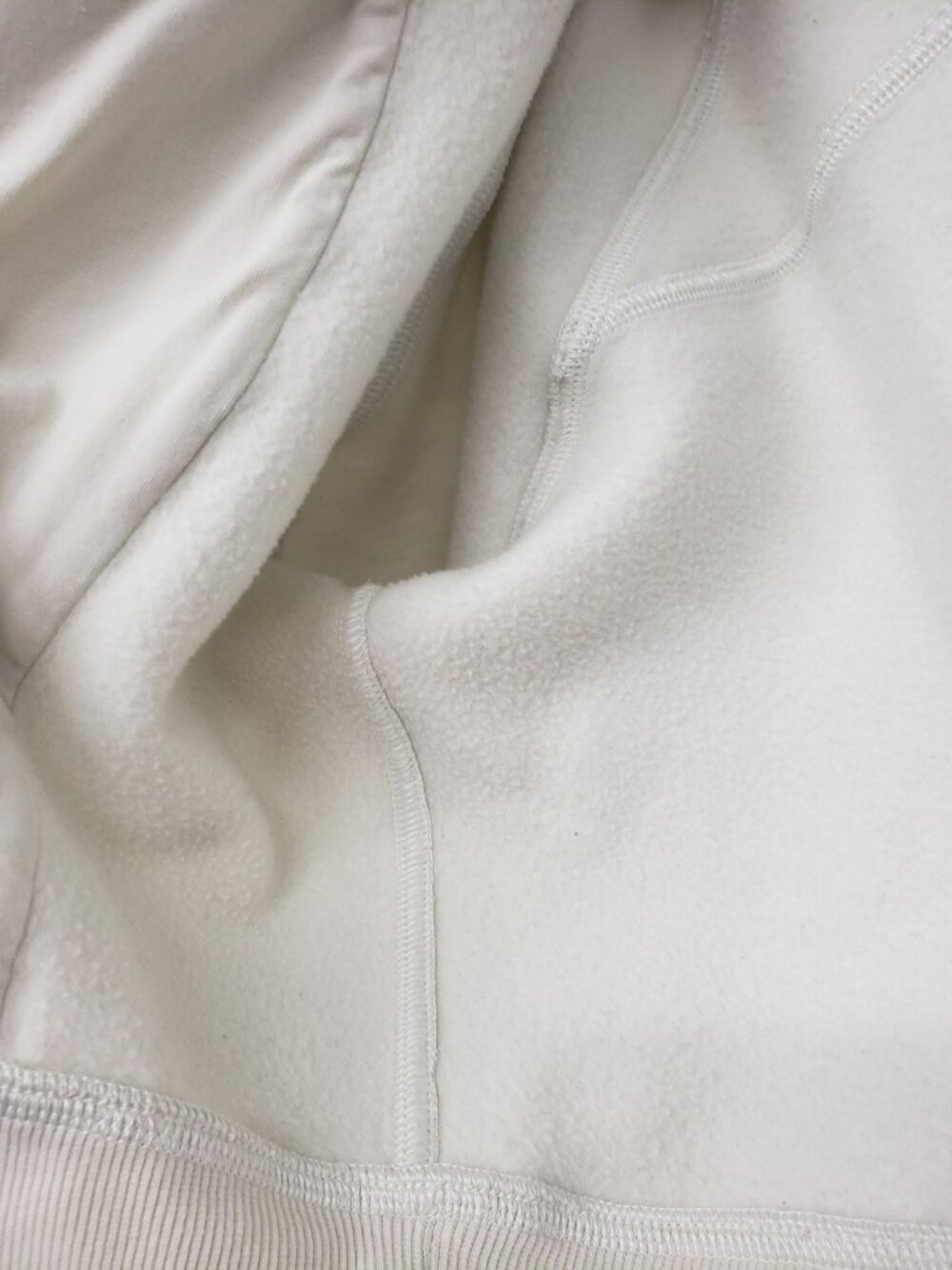 Lululemon Scuba Full-Zip Cropped Hoodie Bone Cream Minimal Neutral - Picture 15 of 16